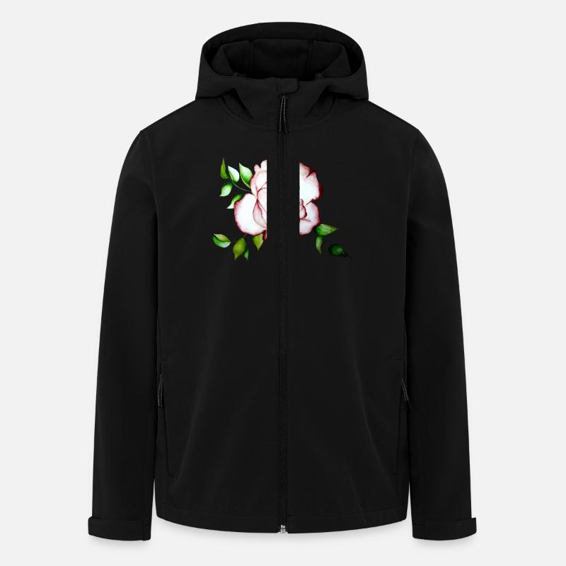 Rose - Recycelte Männer Softshell-Jacke von Stanley/Stella - Schwarz