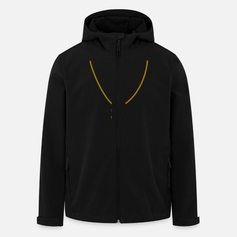 dollar - Recycelte Männer Softshell-Jacke von Stanley/Stella - Schwarz