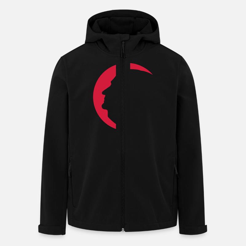 Atatürk Ay Mond - Recycelte Männer Softshell-Jacke von Stanley/Stella - Schwarz