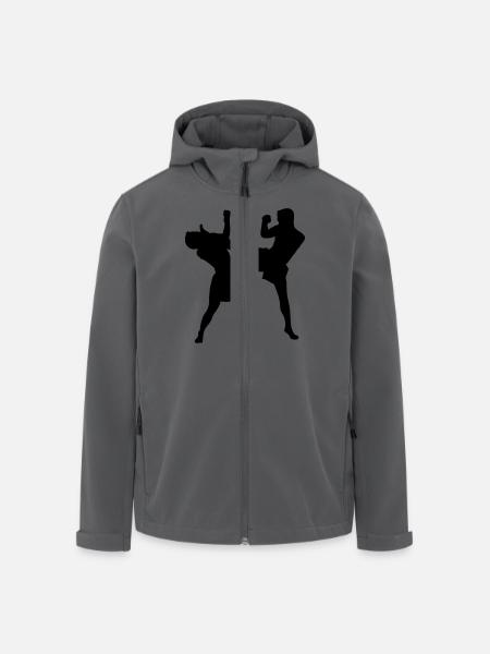 thaiboxing - Men’s Recycled Softshell Jacket by Stanley/Stella - black