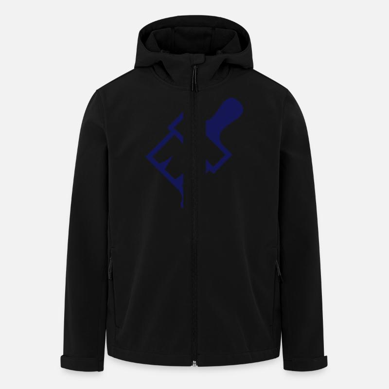 malern - Recycelte Männer Softshell-Jacke von Stanley/Stella - Schwarz