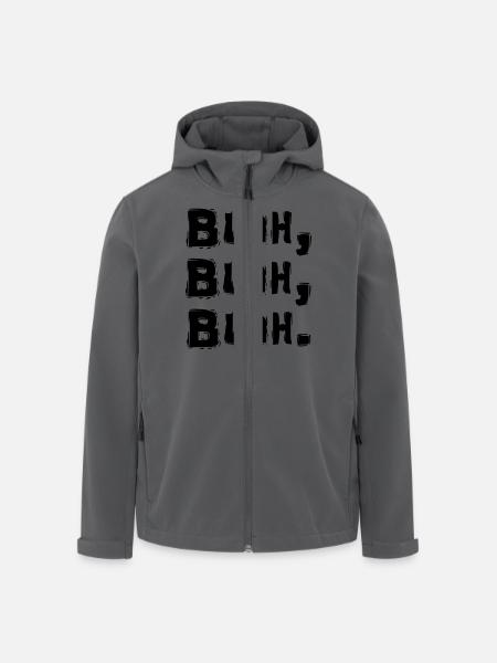 blah blah blah - Recycelte Männer Softshell-Jacke von Stanley/Stella - Schwarz