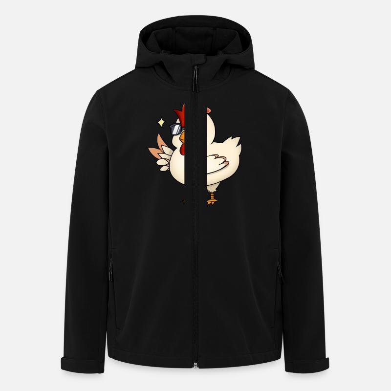 Chick - Recycelte Männer Softshell-Jacke von Stanley/Stella - Schwarz