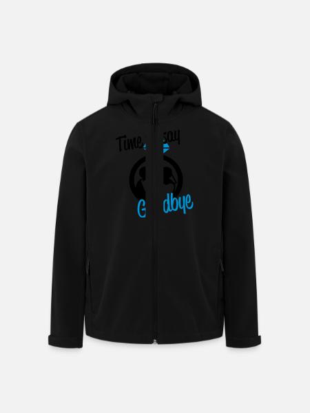 Time to say goodbye - Recycelte Männer Softshell-Jacke von Stanley/Stella - Schwarz