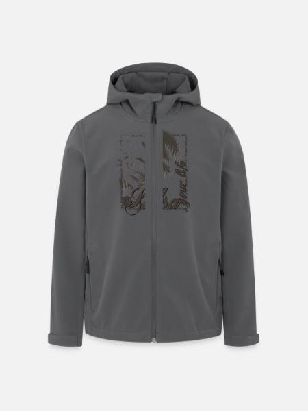 salsa - Men’s Recycled Softshell Jacket by Stanley/Stella - black