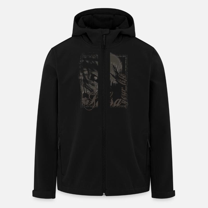 salsa - Veste softshell homme en polyester recyclé Stanley/Stella - noir