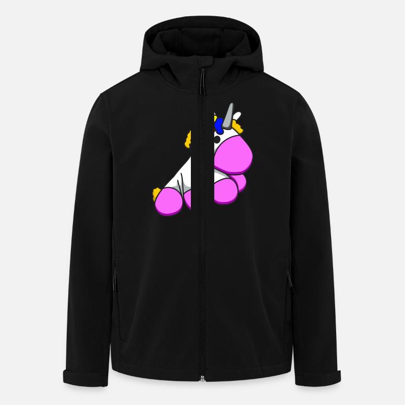 Einhorn3 - Veste softshell homme en polyester recyclé Stanley/Stella - noir