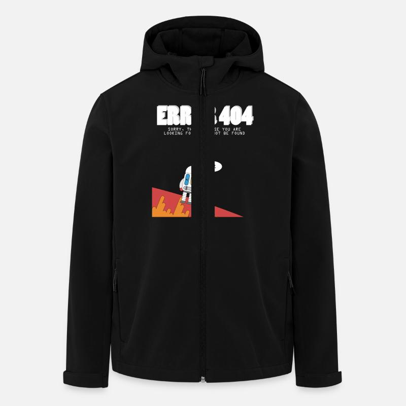 Astronaut 404 - Men’s Recycled Softshell Jacket by Stanley/Stella - black