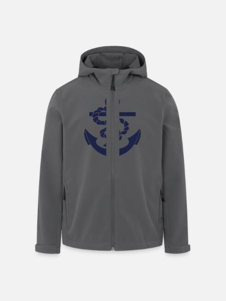 Anchor - Recycelte Männer Softshell-Jacke von Stanley/Stella - Schwarz