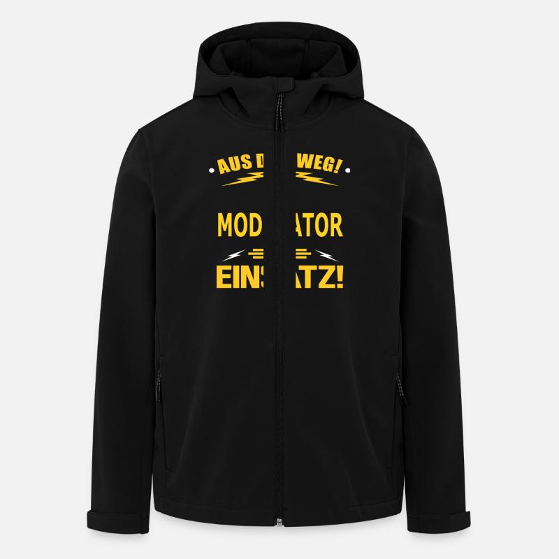MODERATOR - Recycelte Männer Softshell-Jacke von Stanley/Stella - Schwarz