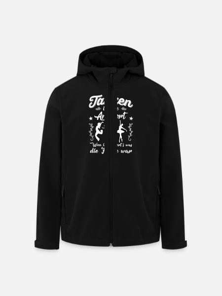 Tanzen ist die Antwort... - Recycelte Männer Softshell-Jacke von Stanley/Stella - Schwarz