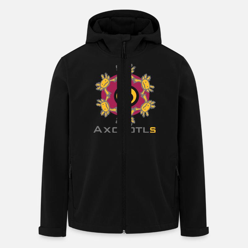Axolotls - Men’s Recycled Softshell Jacket by Stanley/Stella - black