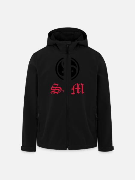 Sex__V017 - Men’s Recycled Softshell Jacket by Stanley/Stella - black