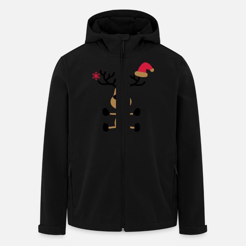 weihnachten - Recycelte Männer Softshell-Jacke von Stanley/Stella - Schwarz