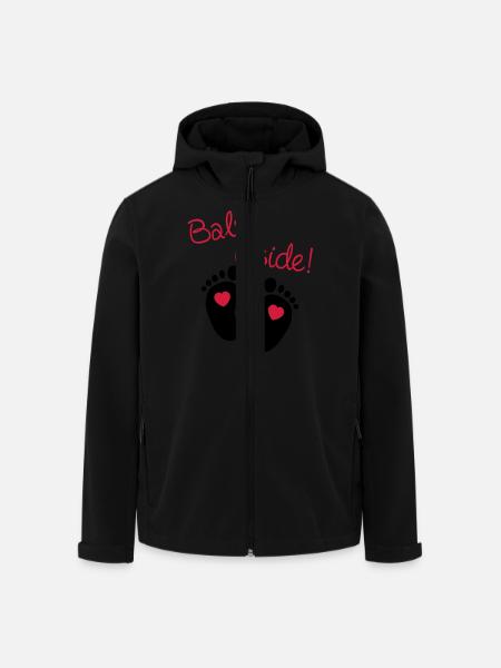 Baby Inside - Veste softshell homme en polyester recyclé Stanley/Stella - noir