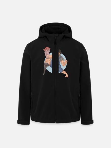 Pigarm Pirate - Recycelte Männer Softshell-Jacke von Stanley/Stella - Schwarz