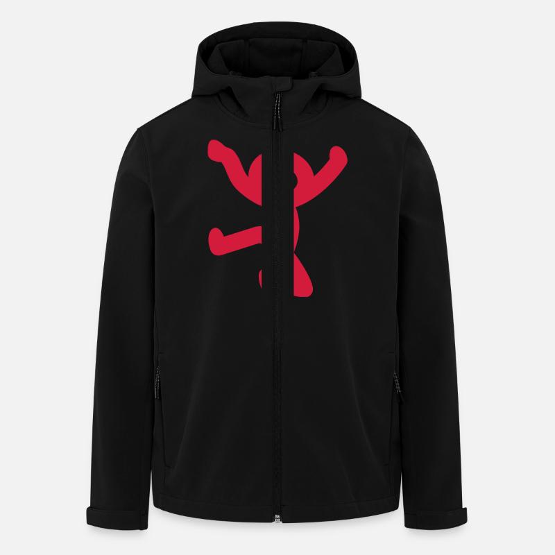 comipue - Veste softshell homme en polyester recyclé Stanley/Stella - noir