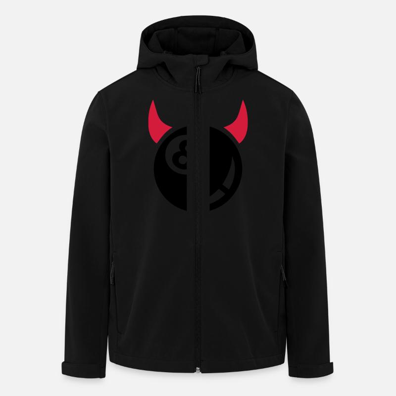 Pool Billards - Men’s Recycled Softshell Jacket by Stanley/Stella - black