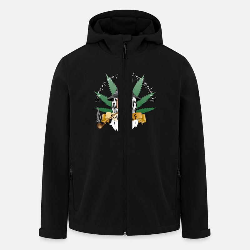 GANJALF - Recycelte Männer Softshell-Jacke von Stanley/Stella - Schwarz
