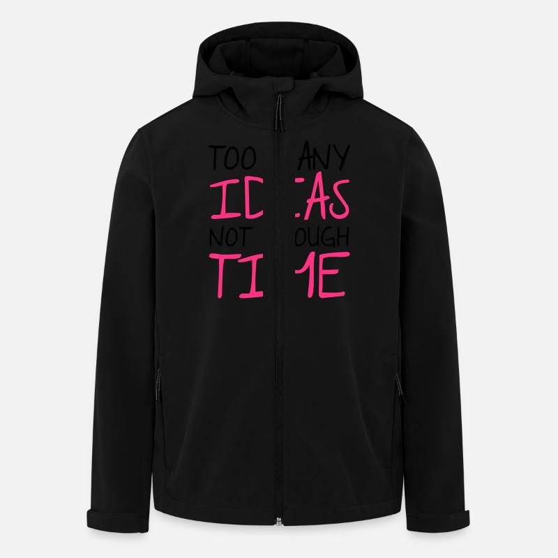 Ideas - Men’s Recycled Softshell Jacket by Stanley/Stella - black