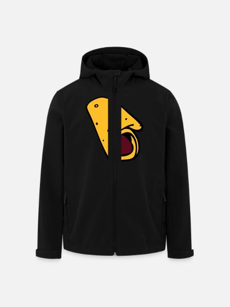 burrito pancake pancake sausage - Men’s Recycled Softshell Jacket by Stanley/Stella - black