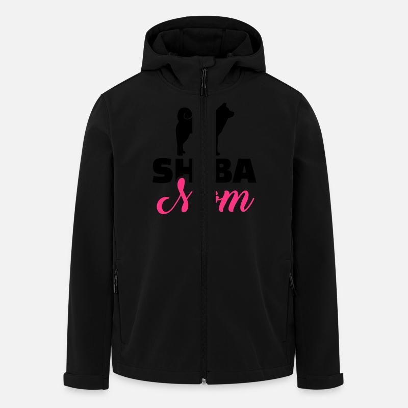 Shiba Inu - Veste softshell homme en polyester recyclé Stanley/Stella - noir