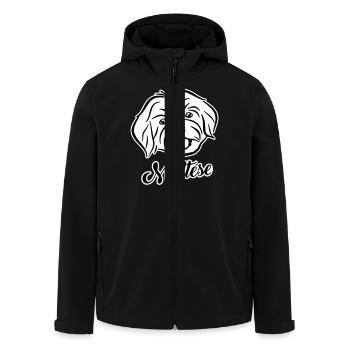 Malteser - Recycelte Männer Softshell-Jacke von Stanley/Stella - Schwarz - Vorne - AI Model Male 185 light (185cm)