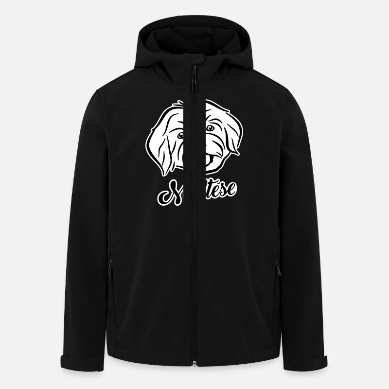 Bichon - Veste softshell homme en polyester recyclé Stanley/Stella - noir