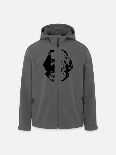 Karl Marx - Recycelte Männer Softshell-Jacke von Stanley/Stella - Schwarz