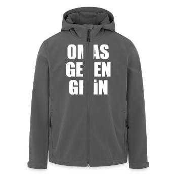 Omas gegen grün - Recycelte Männer Softshell-Jacke von Stanley/Stella - Anthrazit - Vorne - AI Model Male 185 light (185cm)
