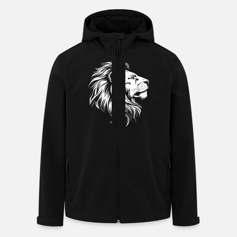 Lion - Men’s Recycled Softshell Jacket by Stanley/Stella - black