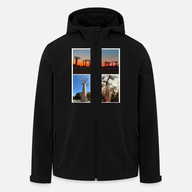 Baobab from Madagascar - Men’s Recycled Softshell Jacket by Stanley/Stella - black
