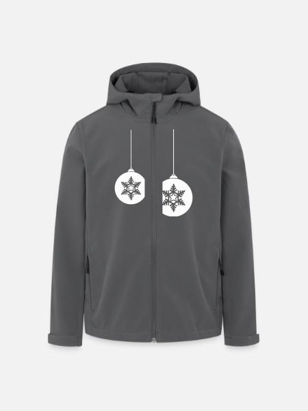 Weihnachtskugel stern 2 - Recycelte Männer Softshell-Jacke von Stanley/Stella - Schwarz