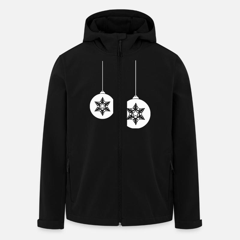 Weihnachtskugel stern 2 - Recycelte Männer Softshell-Jacke von Stanley/Stella - Schwarz