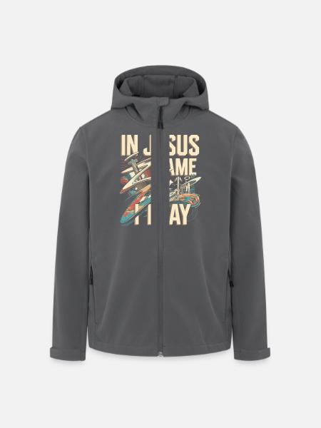 Rhythm for faith - Men’s Recycled Softshell Jacket by Stanley/Stella - black