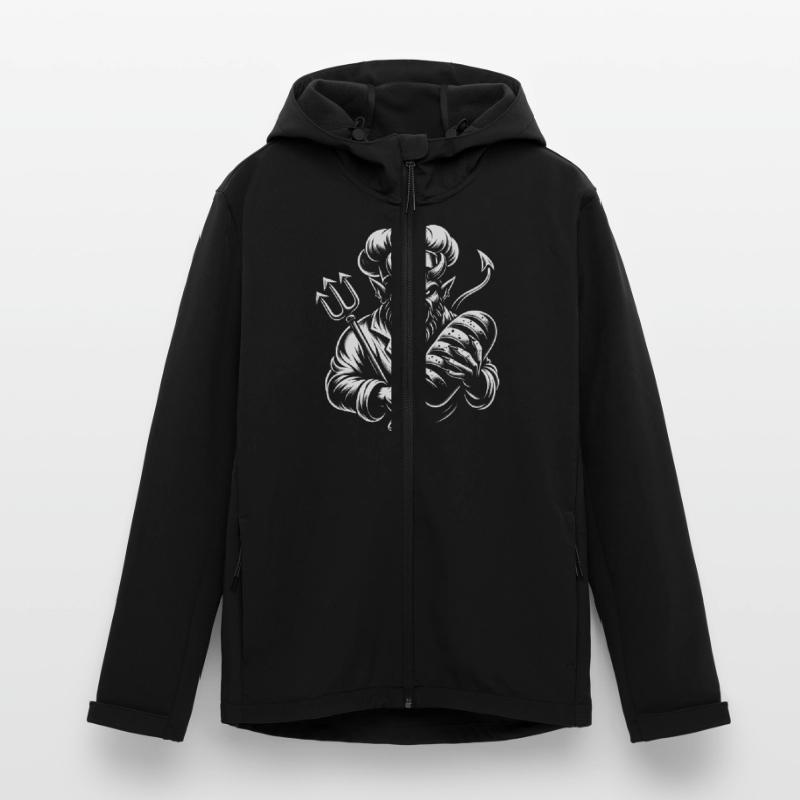 Devil with baker's hat - devilishly good baker Men’s Recycled Softshell Jacket by Stanley/Stella