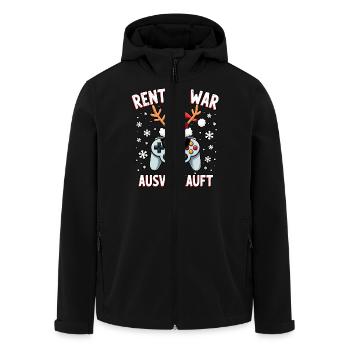 Rentier war ausverkauft gamer - Recycelte Männer Softshell-Jacke von Stanley/Stella - Schwarz - Vorne - AI Model Male 185 light (185cm)
