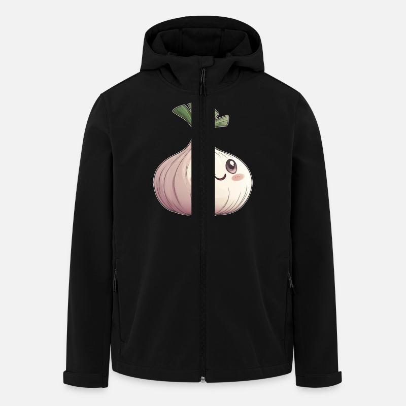 Garlic - Men’s Recycled Softshell Jacket by Stanley/Stella - black