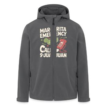 Witz für Margarita-Freunde - Recycelte Männer Softshell-Jacke von Stanley/Stella - Anthrazit - Vorne - AI Model Male 185 light (185cm)