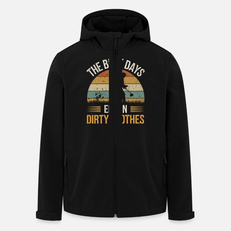 Aventuriers de trésors cachés - Veste softshell homme en polyester recyclé Stanley/Stella - noir