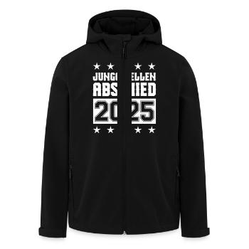 Junggesellenabschied 2025 - Recycelte Männer Softshell-Jacke von Stanley/Stella - Schwarz - Vorne - AI Model Male 185 light (185cm)
