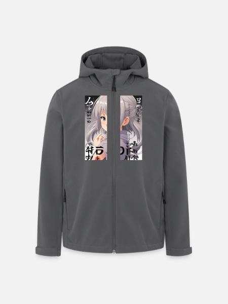 Anime - Men’s Recycled Softshell Jacket by Stanley/Stella - black