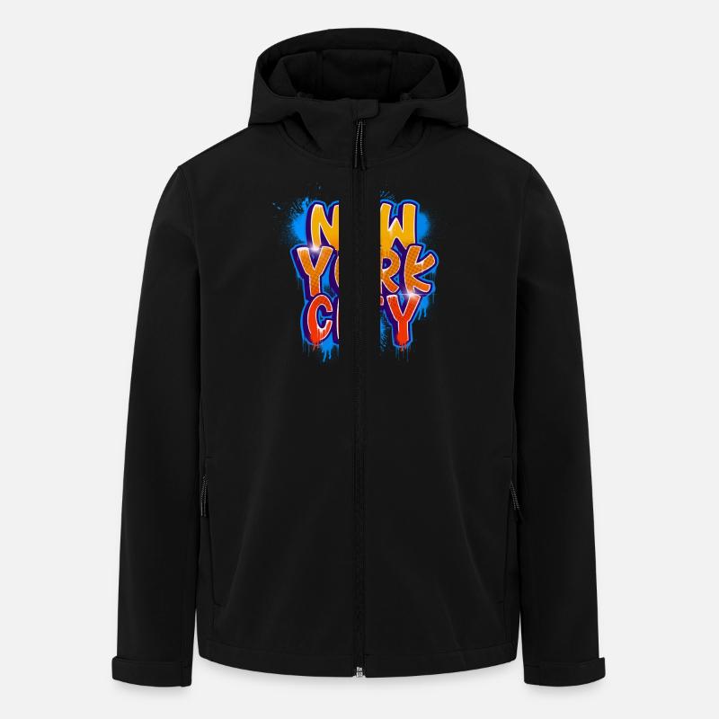Ville de New York - Veste softshell homme en polyester recyclé Stanley/Stella - noir