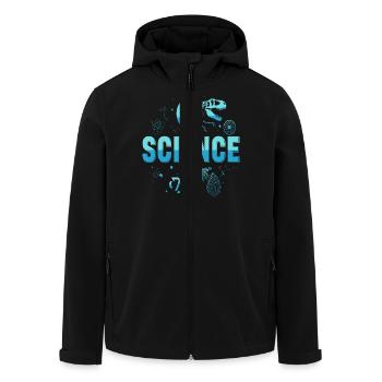 SCIENCE Coexister - Veste softshell homme en polyester recyclé Stanley/Stella - noir - Devant - AI Model Male 185 light (185cm)