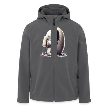 Ostern Osterhase Ostern Ostern Sonntag Osterei Frühling - Recycelte Männer Softshell-Jacke von Stanley/Stella - Anthrazit - Vorne - AI Model Male 185 light (185cm)