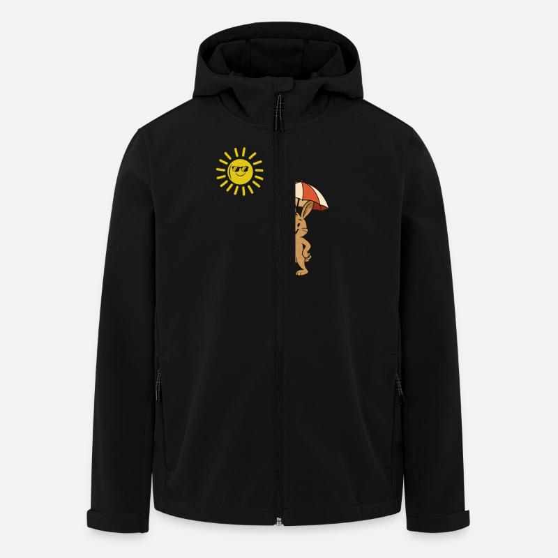 Lapin Soleil - Veste softshell homme en polyester recyclé Stanley/Stella - noir