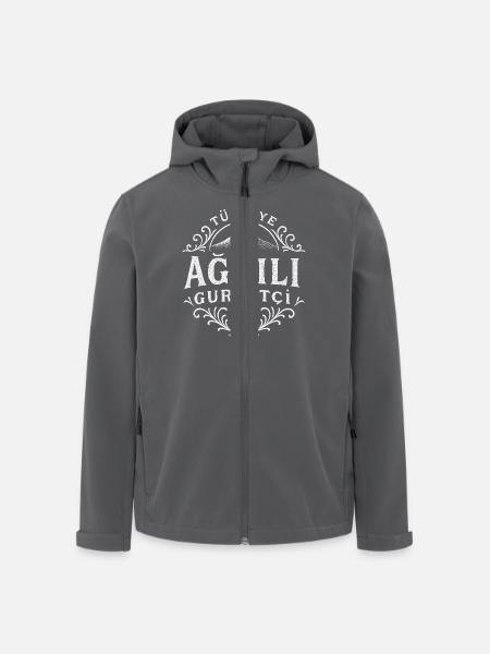 Ağrı - Recycelte Männer Softshell-Jacke von Stanley/Stella - Schwarz