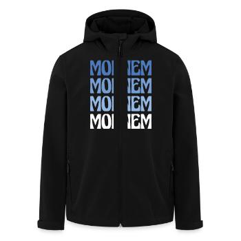 Monnem Mannheim Dialect Gift - Veste softshell homme en polyester recyclé Stanley/Stella - noir - Devant - AI Model Male 185 light (185cm)