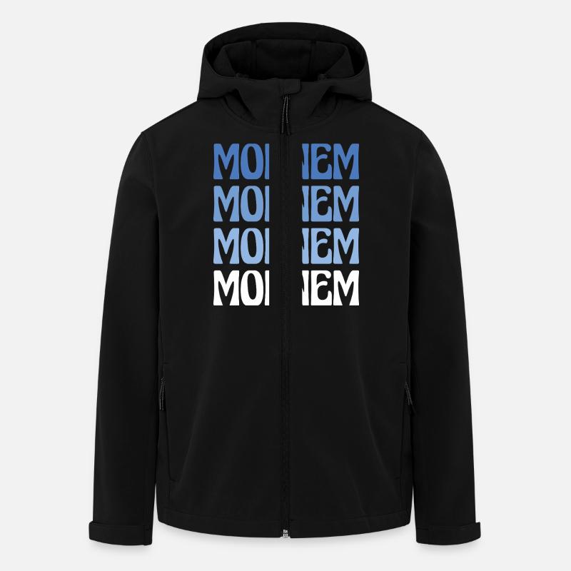 Monnem Mannheim Dialect Gift - Men’s Recycled Softshell Jacket by Stanley/Stella - black