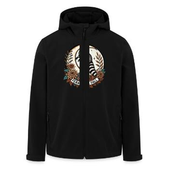 Feral Girl Fall - Men’s Recycled Softshell Jacket by Stanley/Stella - black - Front - AI Model Male 185 light (185cm)